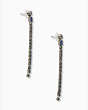 Kate Spade,glitzville fringe earrings,Blue