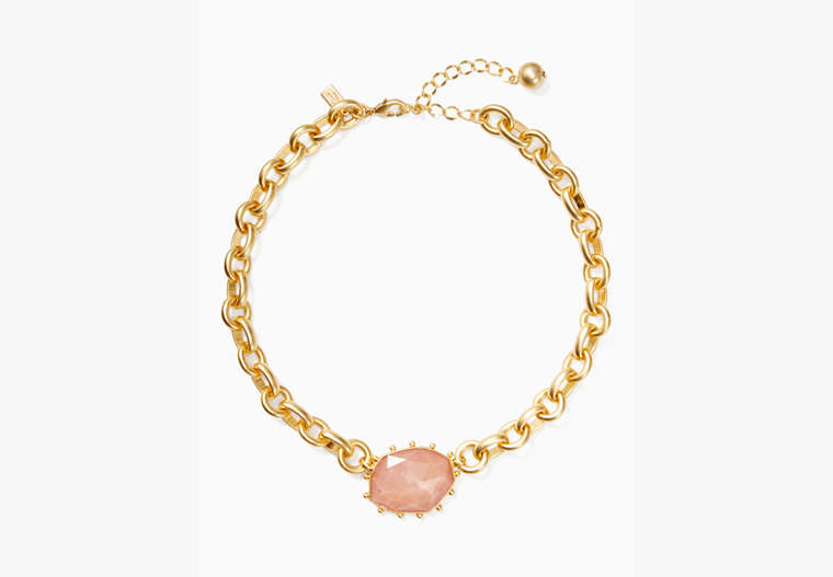 Kate Spade,perfectly imperfect collar necklace,Pink