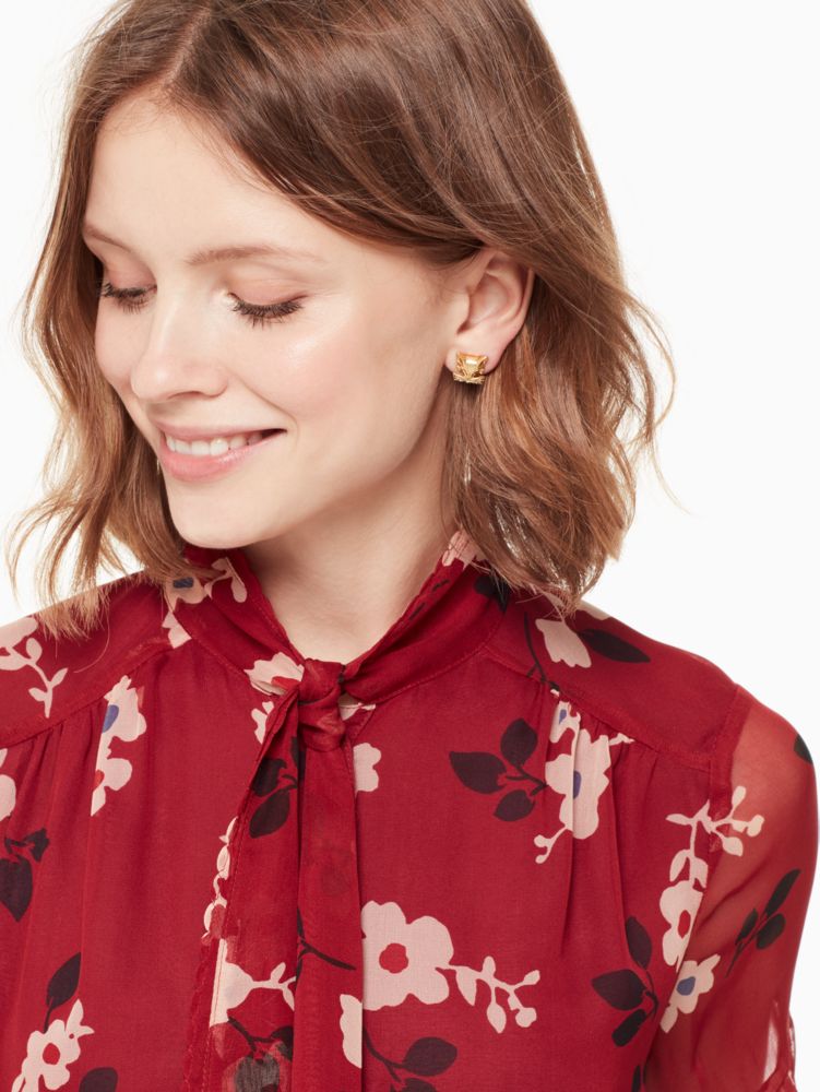 Kate Spade,So Foxy Fox Studs,