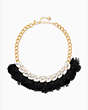Kate Spade,in full feather necklace,