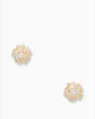 Kate Spade,that special sparkle mini studs,Clear/Gold
