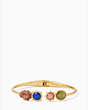 Kate Spade,perfectly imperfect open hinged cuff,bracelets,Multi