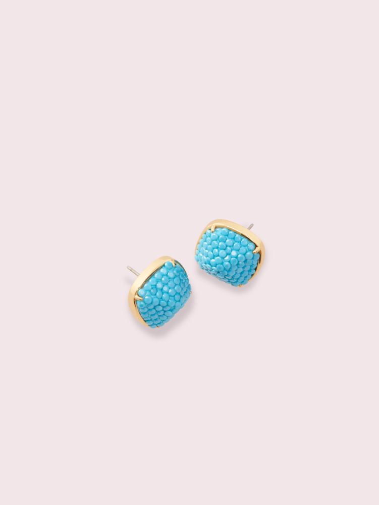 Kate spade clay pave small square studs on sale