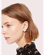 Kate Spade,kate spade earrings clay pave small square studs,earrings,Multi