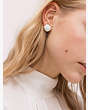 Kate Spade,kate spade earrings clay pave small square studs,earrings,Baltic Sea Multi