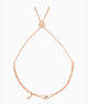 Kate Spade,one in a million t bracelet,Clear/Rose Gold