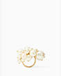 Kate Spade,pearl cluster ring,Cream Multi