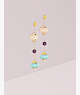 Kate Spade,confection pave linear statement earrings,Multi