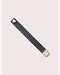 Heritage Spade Leather Heart Twistlock Bracelet, , Product