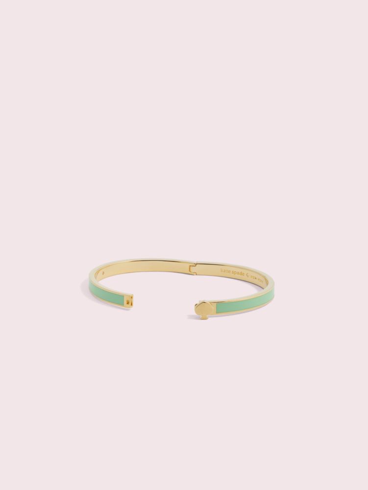 Kate Spade,Heritage Spade Thin Enamel Bangle,