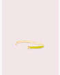 Kate Spade,heritage spade thin enamel bangle,bracelets,Flo Yellow