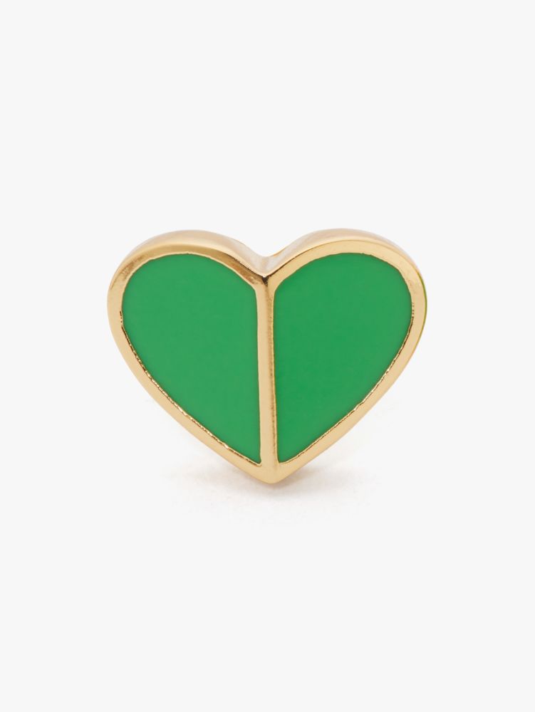 Kate Spade,Heritage Spade Small Heart Studs,