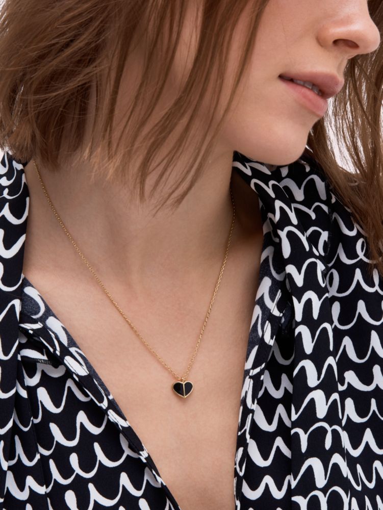 Kate spade on sale heart necklace