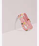 Kate Spade,heritage spade double wrap leather bracelet,Pink Multi