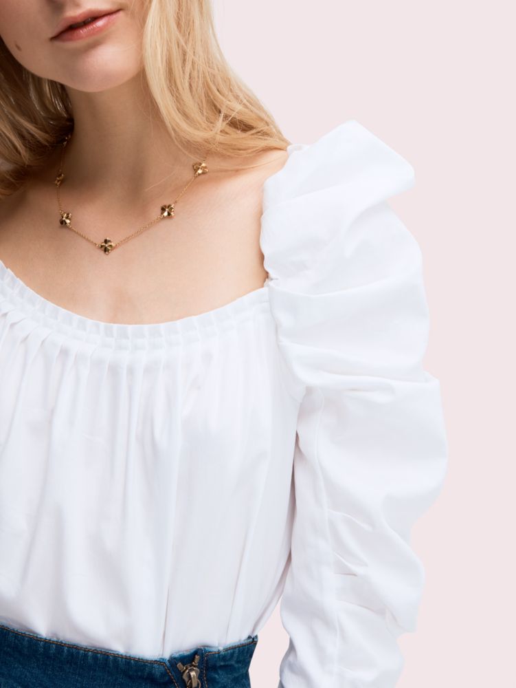 Kate spade deals legacy logo necklace