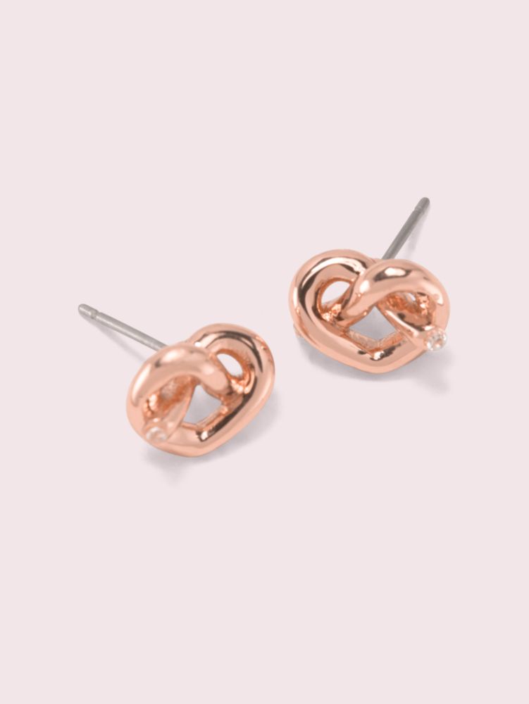 Kate spade deals gold knot earrings