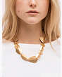 Kate Spade,metal petal necklace,Vbnt Canry
