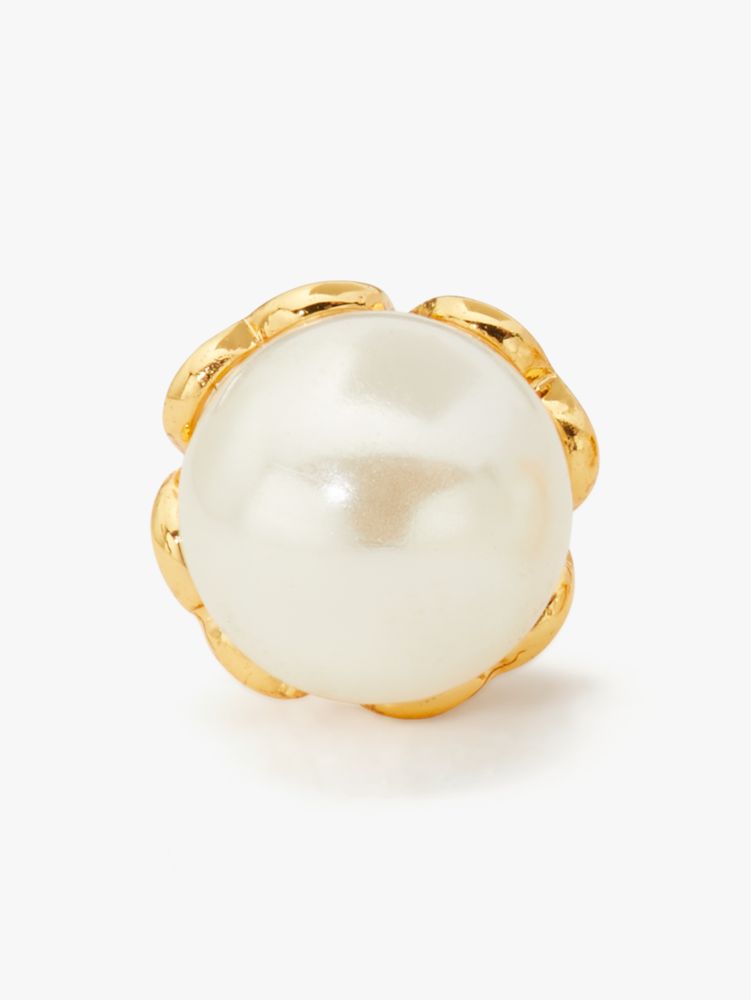 Kate Spade,pearlette mini pearl studs,earrings,White