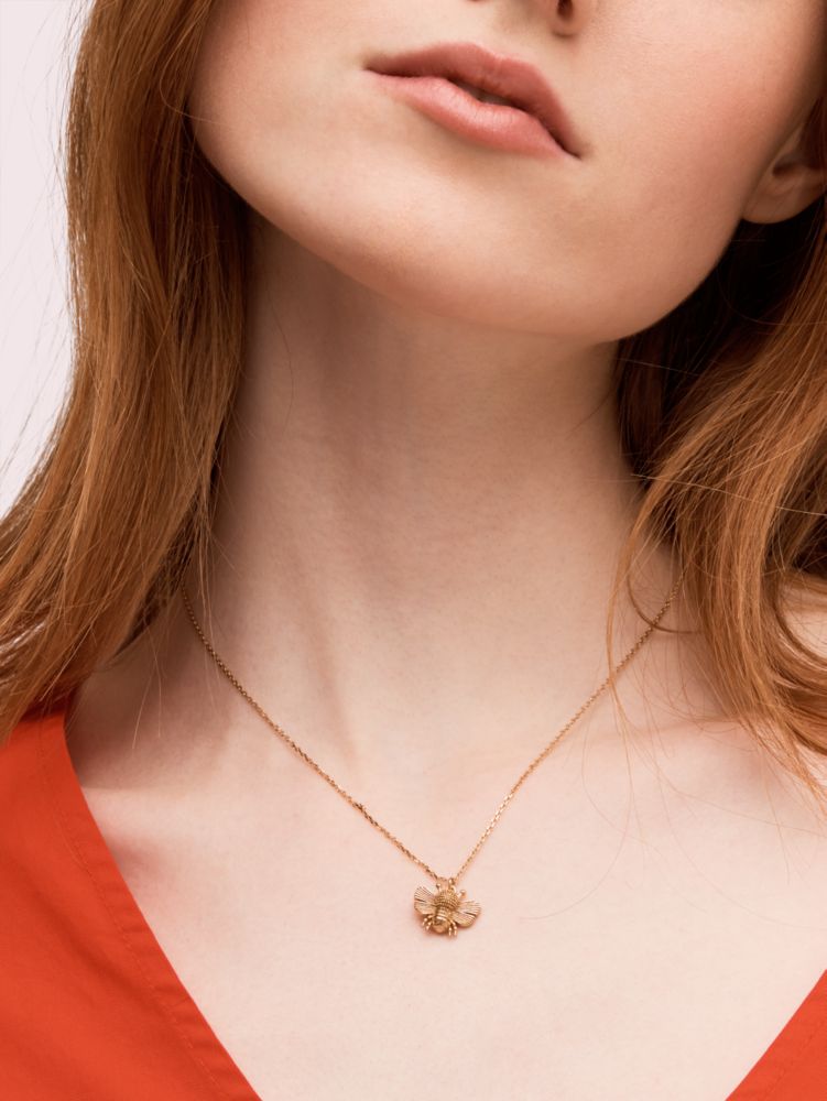 Kate spade store bee necklace