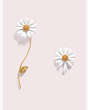 Kate Spade,into the bloom statement earrings,White