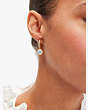 Kate Spade,that sparkle pavé mini hoops,earrings,Ab/Gold