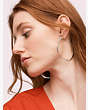 Kate Spade,sliced scallops large hoops,earrings,