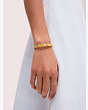 Kate Spade,heritage spade enamel stud leather bracelet,Lilac Multi