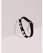 Kate Spade,heritage spade studded leather bracelet,bracelets,