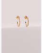 Kate Spade,slender scallops mini pavé hoops,earrings,