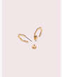Kate Spade,slender scallops mini pavé hoops,earrings,