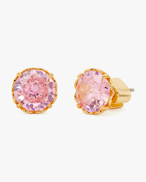 Kate Spade,that sparkle round earrings,earrings,Pink
