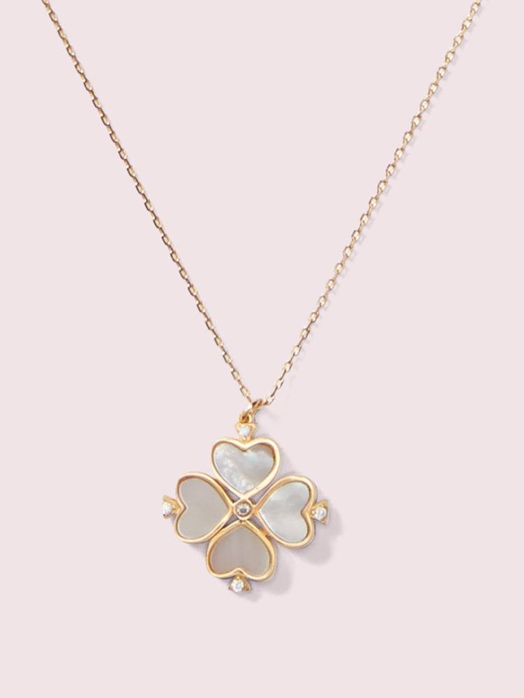 Kate Spade,spade flower mini pendant,