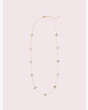 Kate Spade,legacy logo demi fine spade flower scatter necklace,