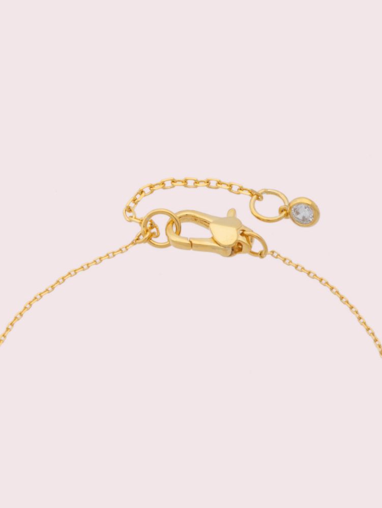 Kate Spade,Legacy Logo Spade Flower Solitaire Bracelet,