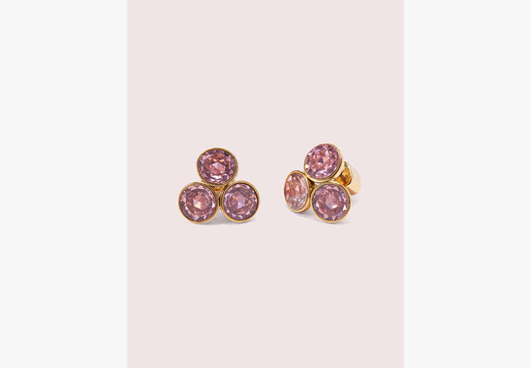 Kate Spade,reflecting pool small cluster studs,Pink
