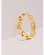 Kate Spade,sliced scallops small link bracelet,Gold