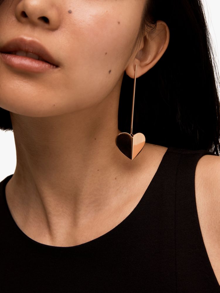 Heritage Spade Linear Earrings, , Product