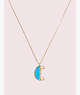 Kate Spade,truly yours c pendant,Gold Multi