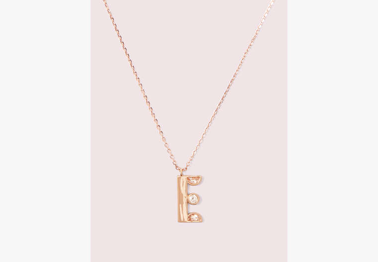 Kate Spade,truly yours e pendant,Rose Gold Multi