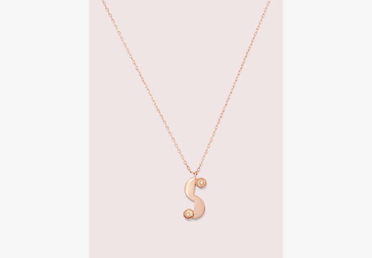 Kate Spade,truly yours s pendant,Rose Gold Multi