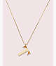 Kate Spade,truly yours t pendant,Gold Multi