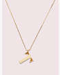 Kate Spade,truly yours t pendant,Gold Multi