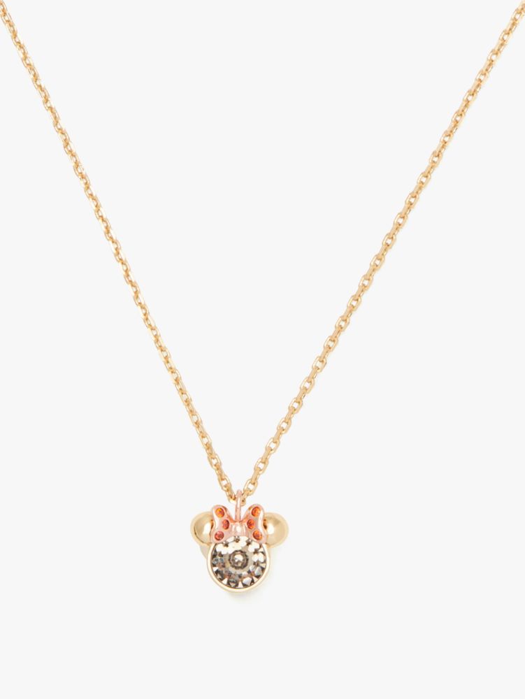 Kate Spade,kate spade new york x minnie mouse stone pendant,earrings,Gold Multi