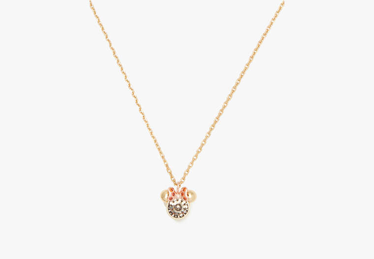Kate Spade,kate spade new york x minnie mouse stone pendant,earrings,Gold Multi image number 0