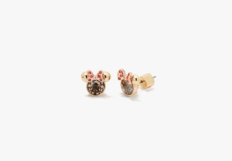 Kate Spade,kate spade new york for minnie mouse stone studs,Gold Multi