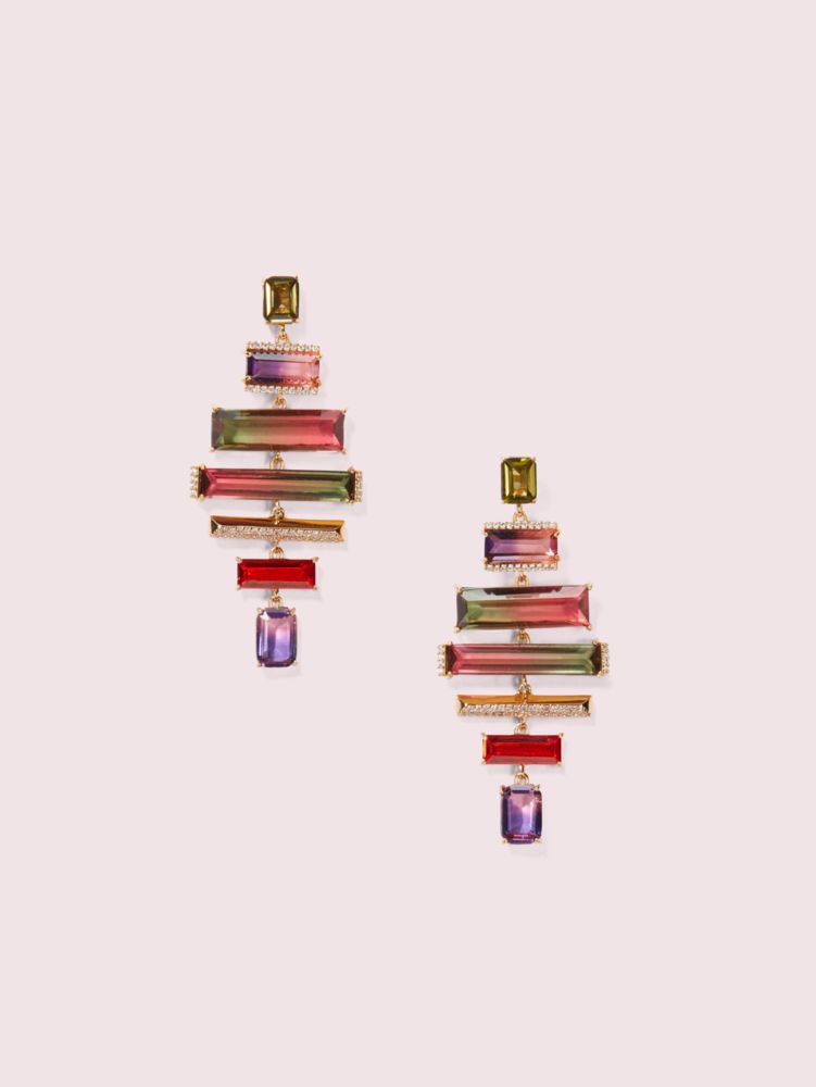 Kate Spade,Geo Gems Statement Earrings,
