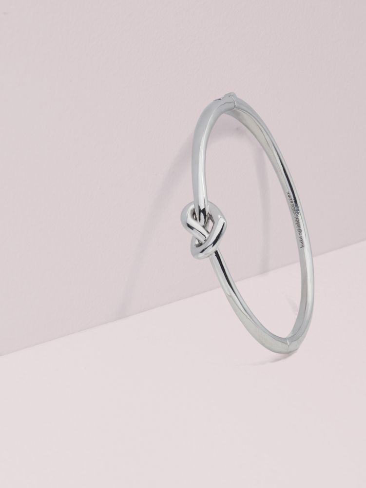 Silver bangle kate on sale spade