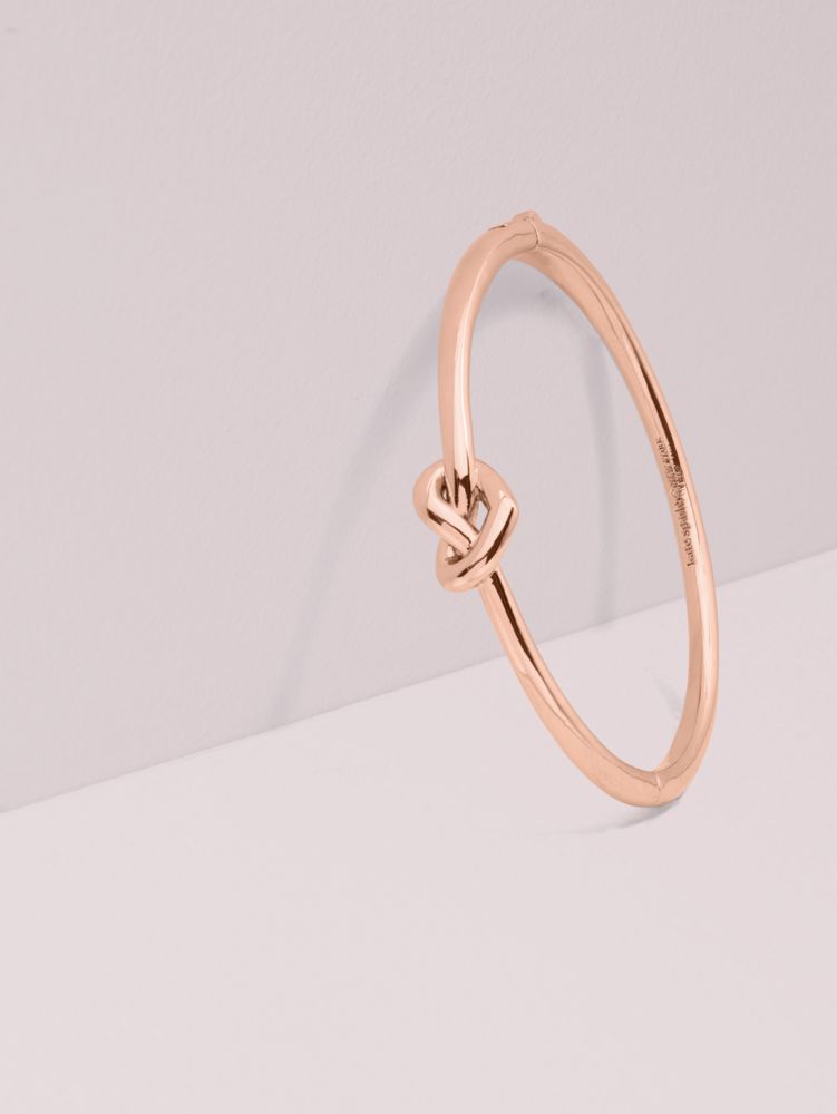 Kate spade rose gold knot bracelet sale