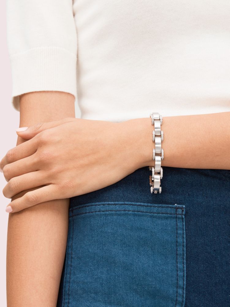 Art Deco Pavé Bracelet, SILV, Product