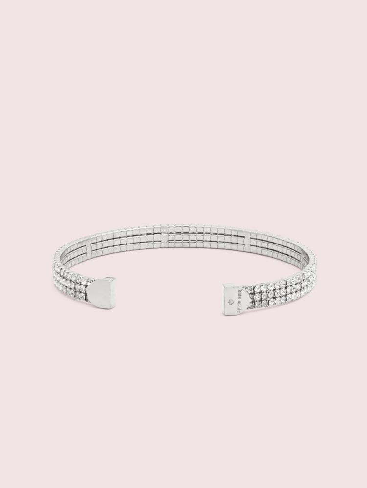 Brilliant Statements Thin Bracelet, SILV, Product